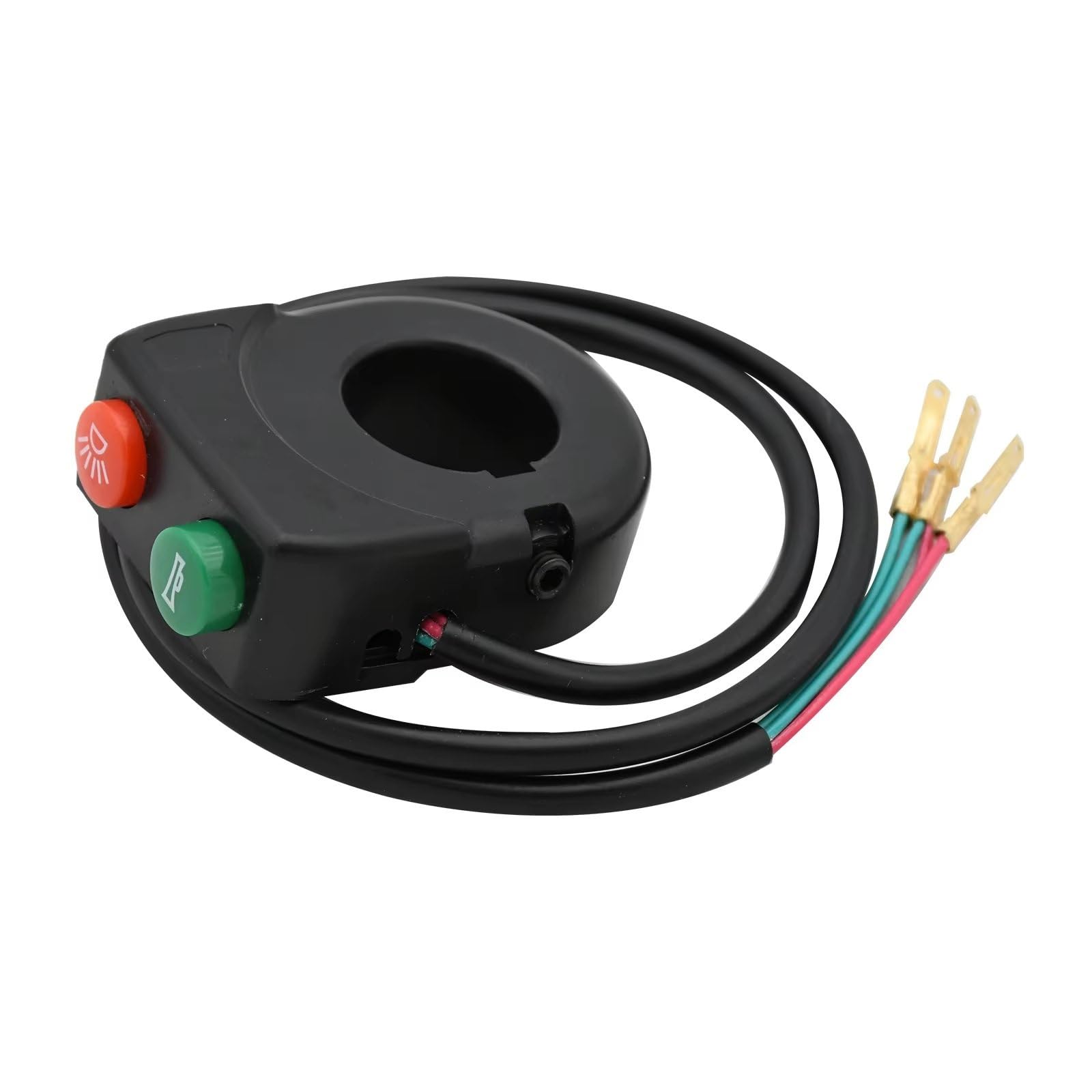 Interruttore manubrio da moto da 22 mm ATV Scooter Bicicletta elettrica Parti di rimontaggio universali Pulsante combinato clacson e fari Manubrio Kill Interruttore