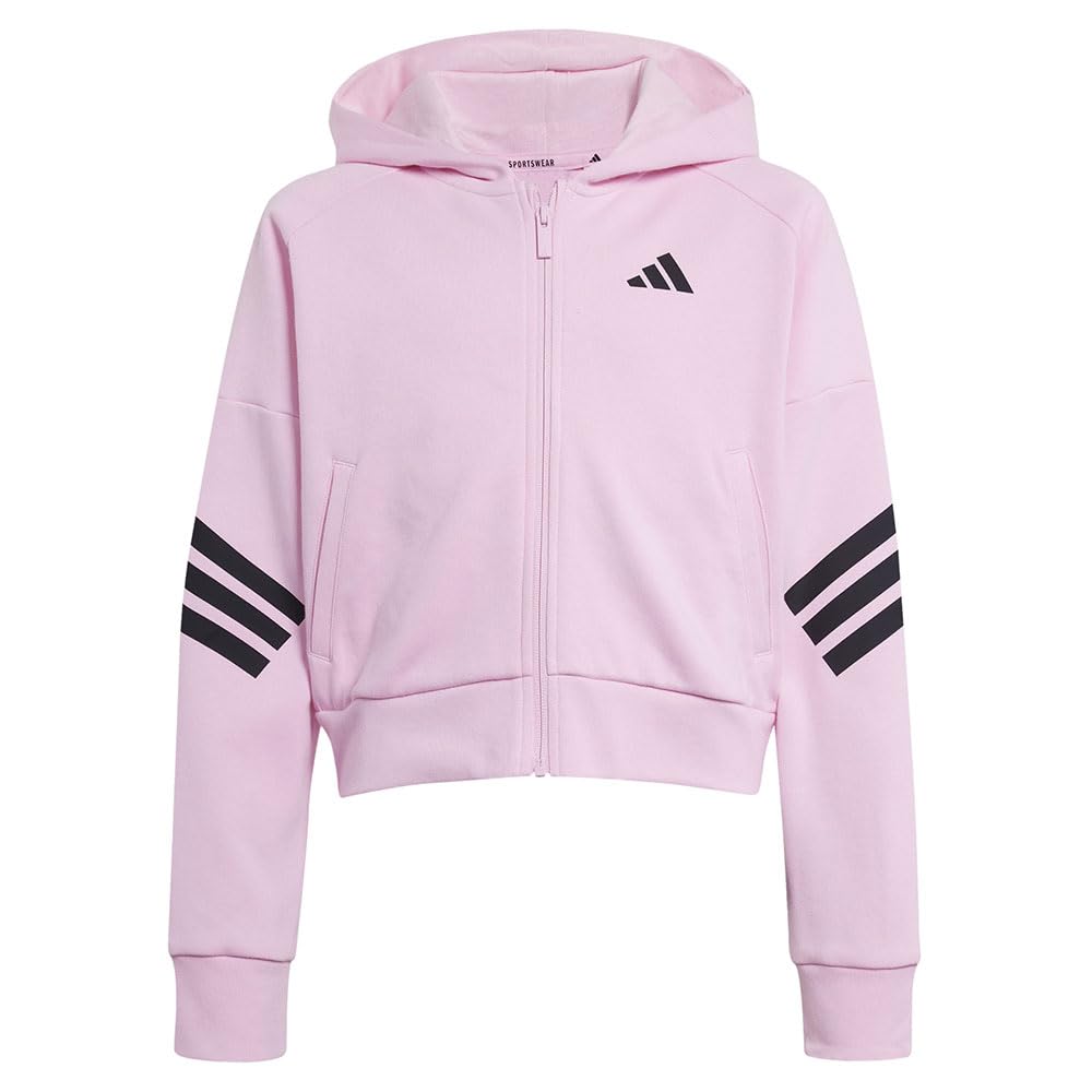 adidas Future Icons 3 Stripes Full Zip Sweatshirt 11-12 Years