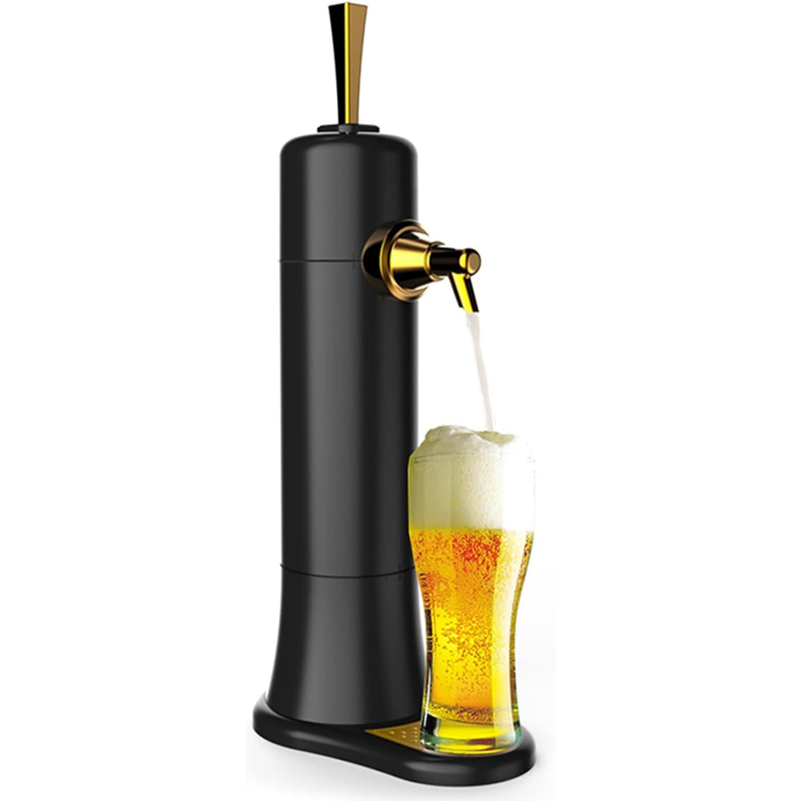 Tragbarer Bierspender für Bierschäumer, genießen Sie frisches Fassbier aus jeder Dose oder Flasche, einfach zu reinigen, Bierliebhaber zum Geburtstag, Vatertag