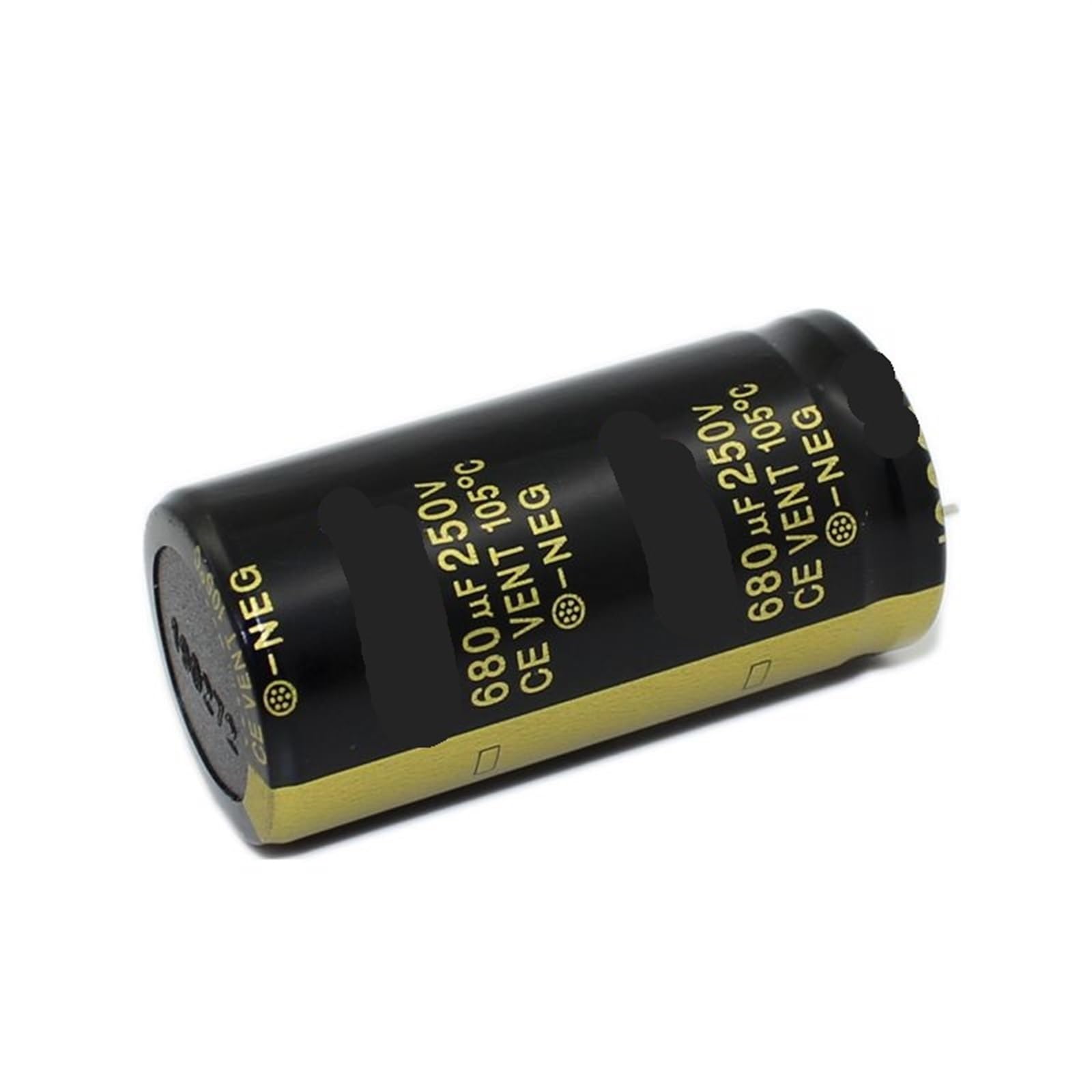 Condensador electrolítico de 250 V y 680 uf, 25 x 50 mm, 10 unidades