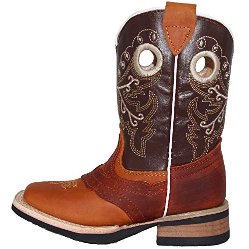 Boys Cowboy Boots Kids Western Square Toe Boot4
