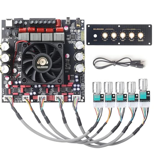 S600X-W Power Amplifier Board Bluetooth5.2 TPA3255 Chip with Subwoofer 2.1 Channel 300W×2+600W (S600X-W)