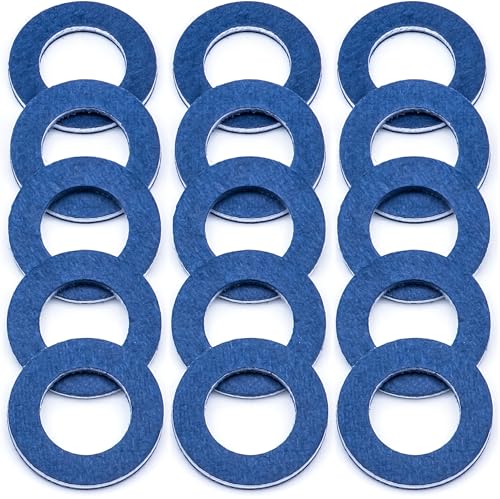 Image of 15 PCS Engine Oil Drain Plug Gaskets Replacement for Toyota 90430-12031 Lexus Scion RAV4 Camry Avalon Corolla