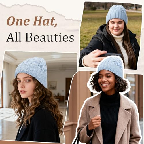 Gorro de Invierno para Mujer con Forro Polar Térmico miniatura 5
