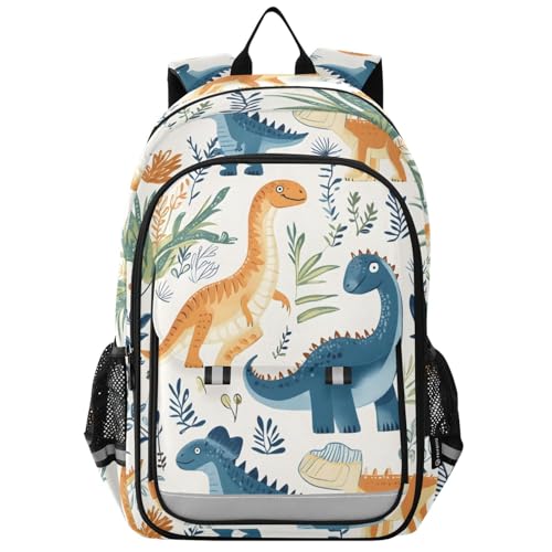 Sac à dos ordinateur portable enfants dinosaure pour le lycée et voyage