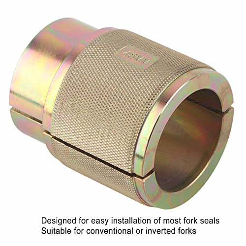 Image of 48mm Fork Seal Driver, Fork Seal Driver,Motorcycle Fork Oil Seal Driver Tool Universal Carbon Steel for Conventional Inverted Forks 48mm / 1.89in