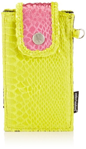 Poodlebags entertainbag - Snake - Yellow - Monedero de Material sintético Mujer, Color Amarillo, Talla 7x13x2 cm (B x H x T)