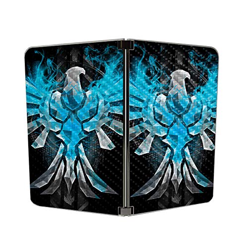 Image of MIGHTY SKINS MightySkins Carbon Fiber Skin for Microsoft Surface Duo - Blue Reborn | Protective, Durable Textured Carbon Fiber Finish | Easy to Apply, Remove, and Change Styles | Made in The USA