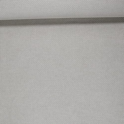Image of KCS 4 /6 pc of 12 inch x 18 inch 30cmx45cm 16CT Counted Cotton Aida Cloth Cross Stitch Fabric (Pearl Grey, 4 pc)