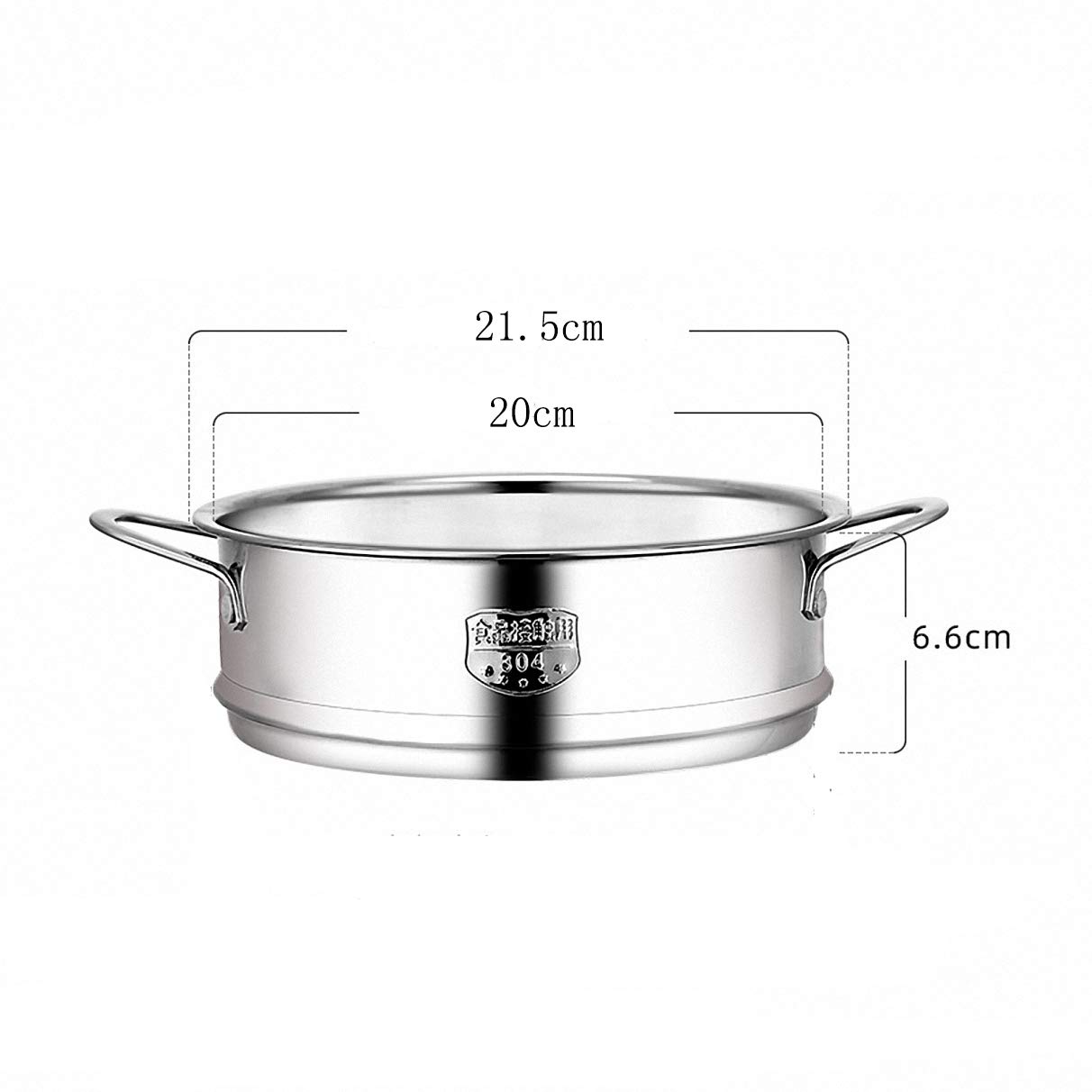 Premium Acciaio inossidabile Steamer Large 2-Tiers Strong Durable and Reinforced Best Healthy Cooking For Dim Sum Vegetables Meat Fish