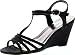 Bonnibel Womens Flosa-1 Glitter T Strap Wedge Dress Sandals