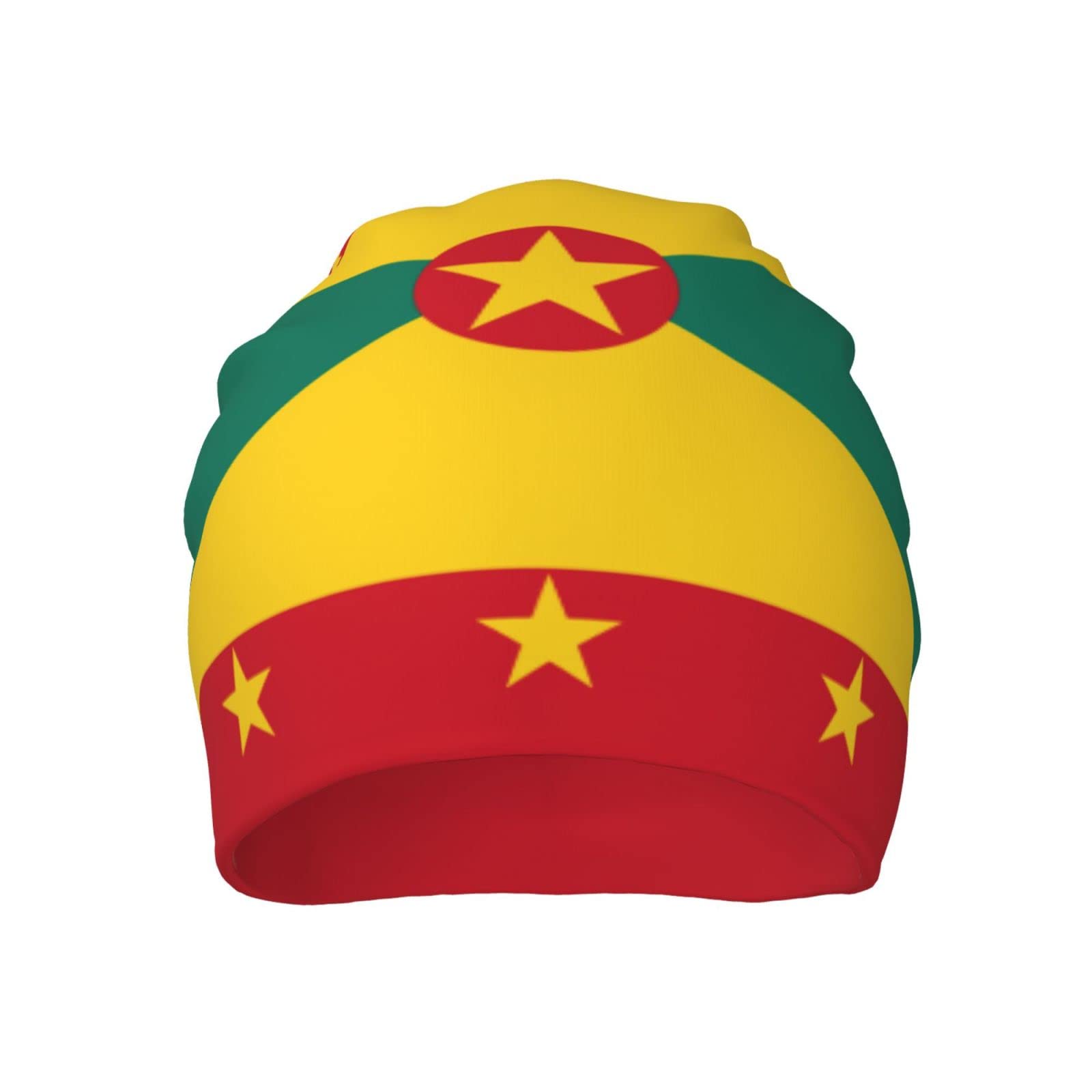 Grenada Flag Grenadian Adult Men's Knit Hat Slouchy Beanie Hats Skull Winter Knit Cap