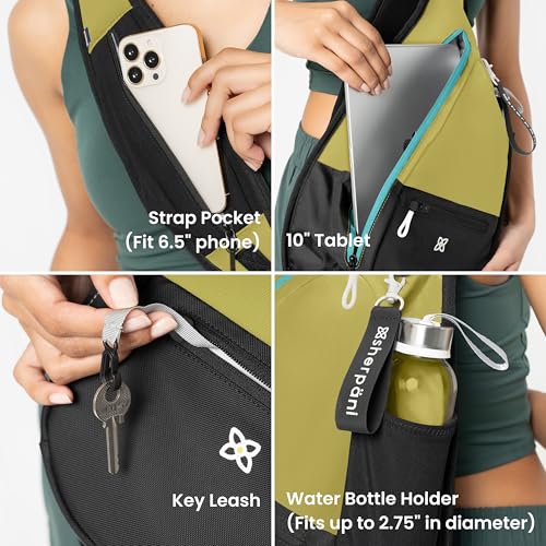 Image of Sherpani Esprit, Sling Backpack, 10L Travel Bag, Right-Handed Shoulder Sling Purse, Crossbody Backpack, Travel Gifts, RFID Protection (Alchemy)