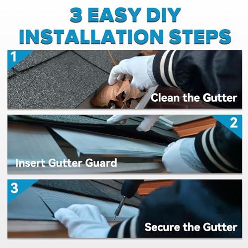 Save 71% on Gutter Guard Kit with Code GUARD70OFF