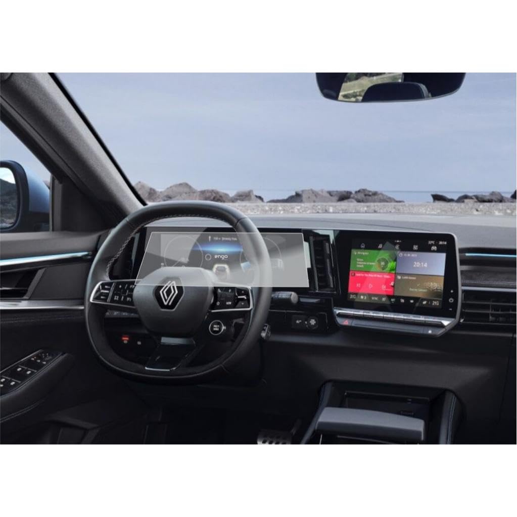 Engo Renault Austral Dijital Gösterge 12.3 İnç İle Uyumlu Mat Ekran Koruyucu
