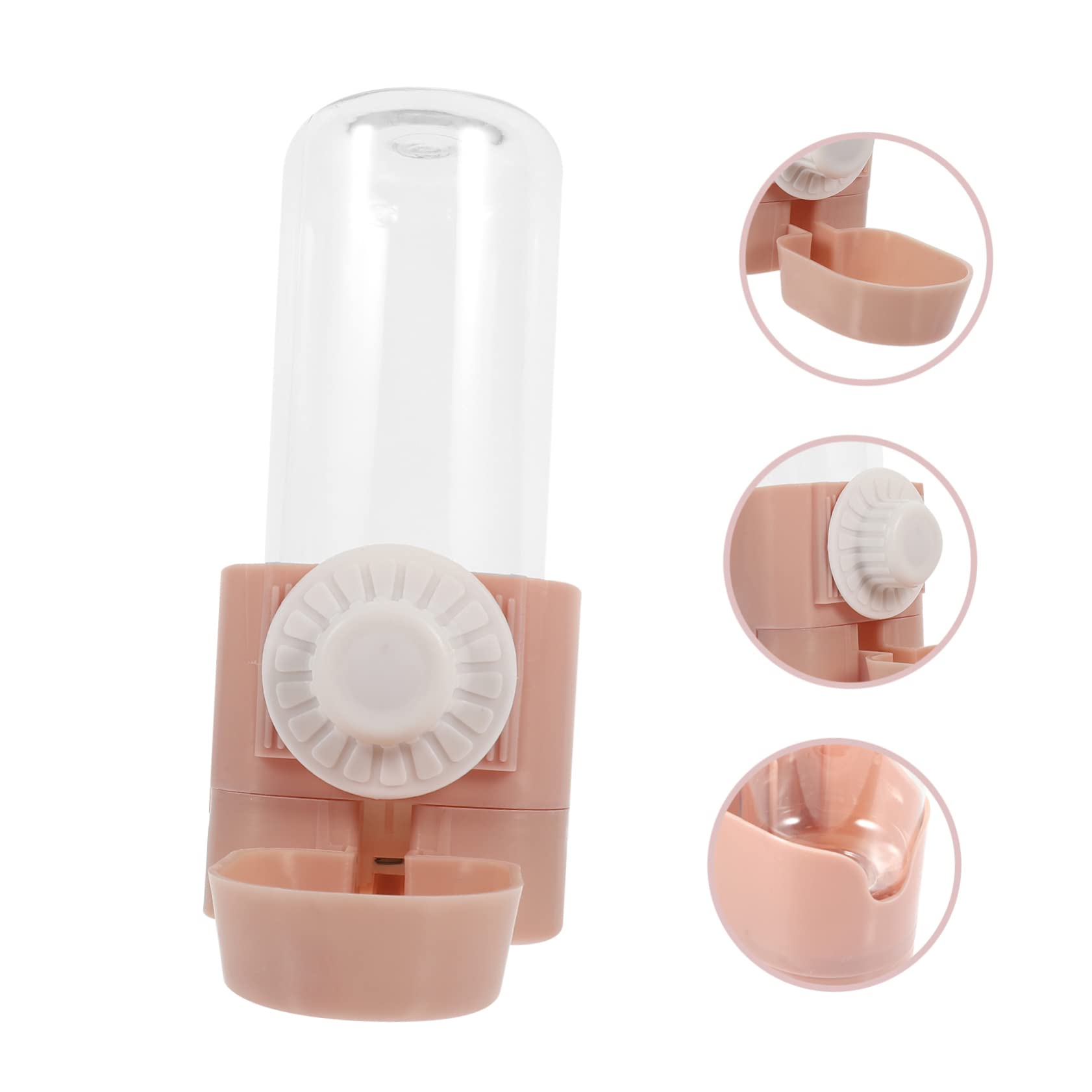 COLLBATH Hanging Dog Water Dispenser for Pets Automatic Water Bottle for Cats Bunnies More Stylish Design for Easy Installation