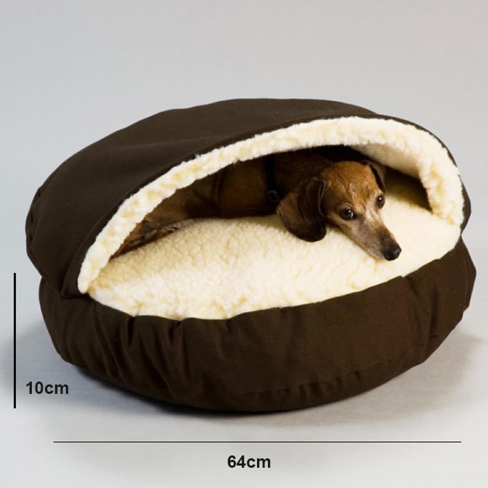 Cama grande para perros, cueva, invierno, nido cálido para mascotas, cama para perros, gatos, saco de dormir grande, suministros para mascotas, caseta para perros, nido extraíble para