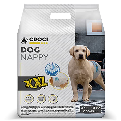 Croci Perro pañales, 2 x -Large, 10 Unidades
