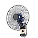 SMYH Ventilador de pared silencioso con mando a distancia, ventilador de pared oscilante industrial, 5 aspas, 16/18 pulgadas