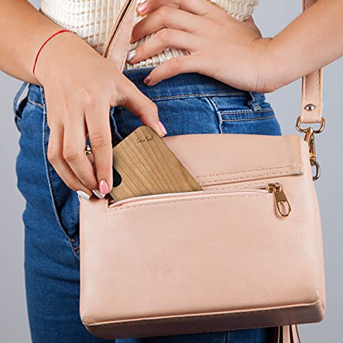 Caseyard Wood Phone Case For Iphone Xs Max Laser Engraved French Bulldog Design Cherry Wood Compatible Iphone Case Protective Shockproof Slim Fit Cell Phone Cover For Men & Women #TOP4