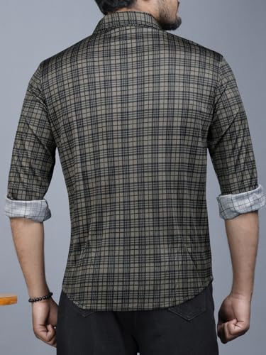 Image of Nobel Monk Men's Full Sleeve Printed Casual Shirt |Regular Fit | Polo Shirt for Men