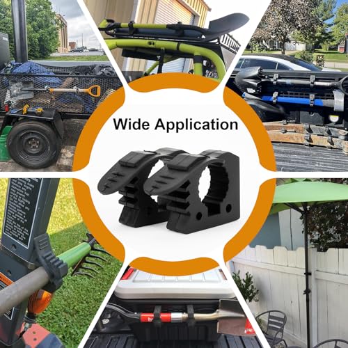 image for PSLER Quick-release Rubber Clamps Mount Shovel Axe Holder Mount for Tr