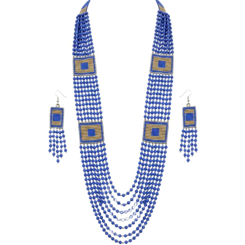 Collar gerdan ucraniano multicolor para vestidos de fiesta