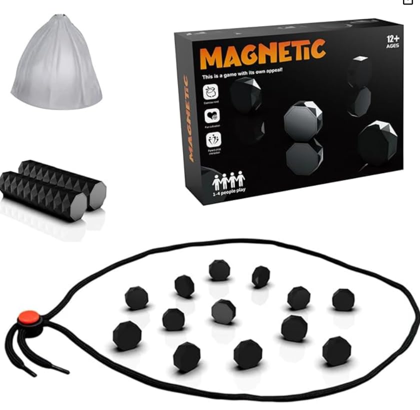 Magnetic Chess Set, Strategic Magnet Chess Game with Foldable Board, Classic Magnets Board Game for Family Entertainment
