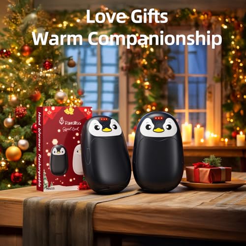 FANDLISS Hand Warmers Rechargeable, Upgraded 8000mAh Long-Lasting, 2-Pack - image 9