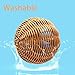 SHGNUY Rattan Bird Nest for Cage，Hanging Parakeet Bed Hammock Hideout Lay Eggs Canary Nest Sleep Parakeet Warm House Hut Parrot Cage Accessories for Cockatiel Budgerigar Finche Canaries