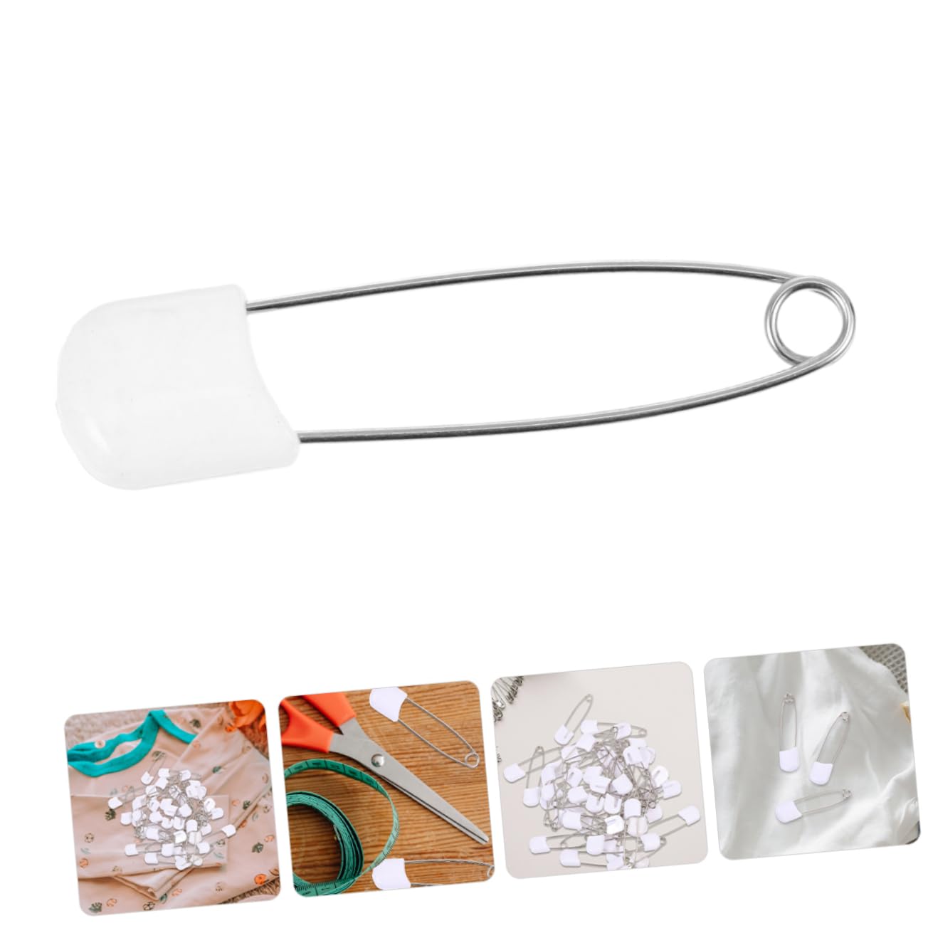 Sosoport 5 Sätze Sicherheitsnadeln Für Junge Mädchen Hochwertige Stoffwindeln DIY Bastelbedarf Rostfreie Pins Für Babybekleidung Und Mehr Für Kreative Projekte 60 Stück * 5