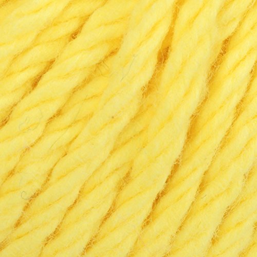 Image of Lily Sugar 'N Cream Super Size Solid Yarn, 4oz, Gauge 4 Medium, 100% Cotton - Sunshine - Machine Wash & Dry