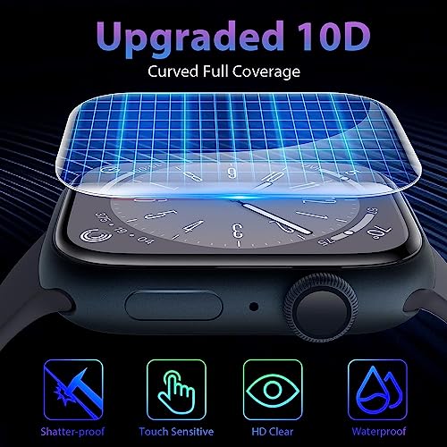Image of Pack 3| For Noise Origin Smart Watch Screen Guard Scratch Guard Full Screen Protector Compatible for Noise Origin 1.46 inch - Flexible TPU - HD Clear