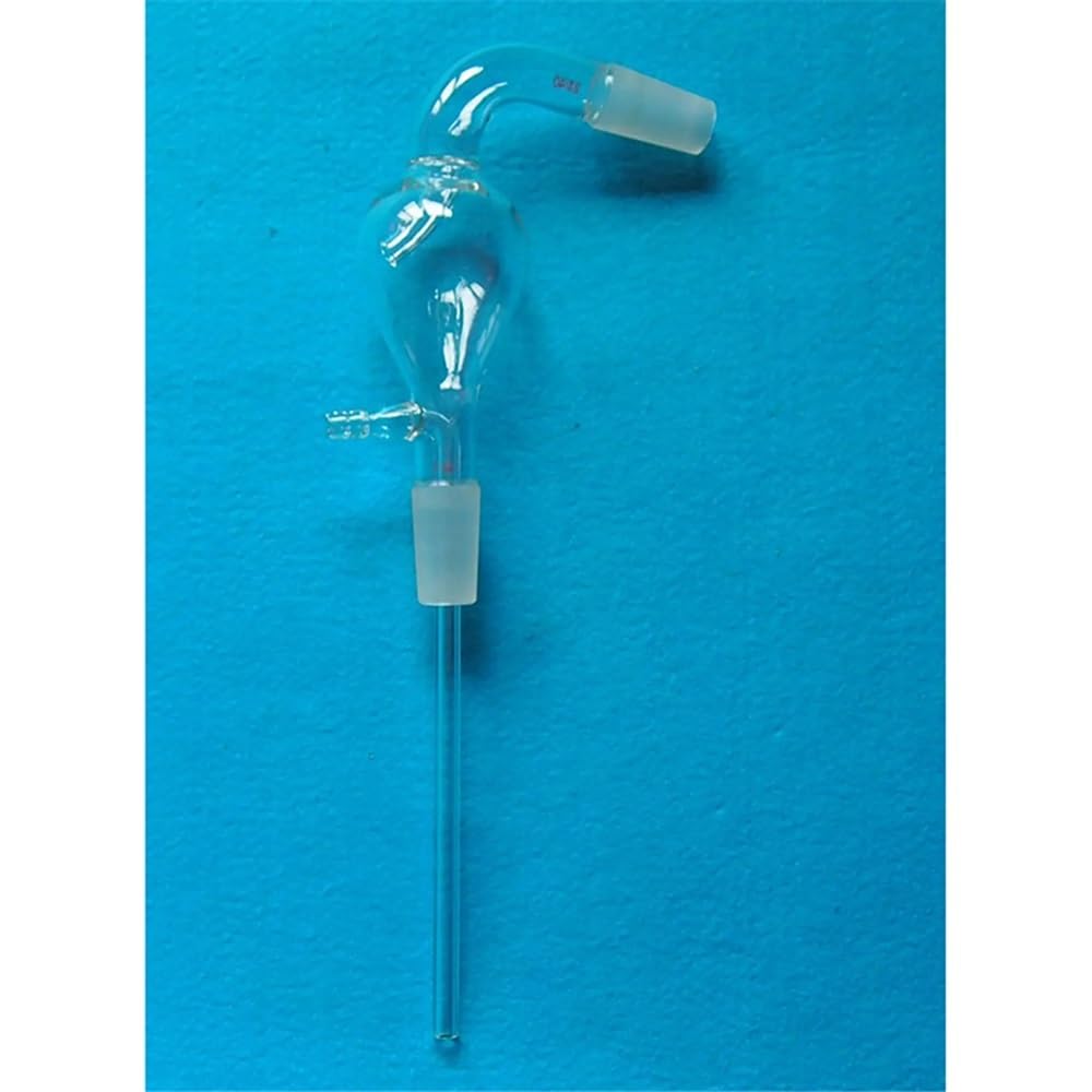 Pochylona materiał laboratoryjny z głową parową szkło 24/40 100 ml Sprzęt laboratoryjny