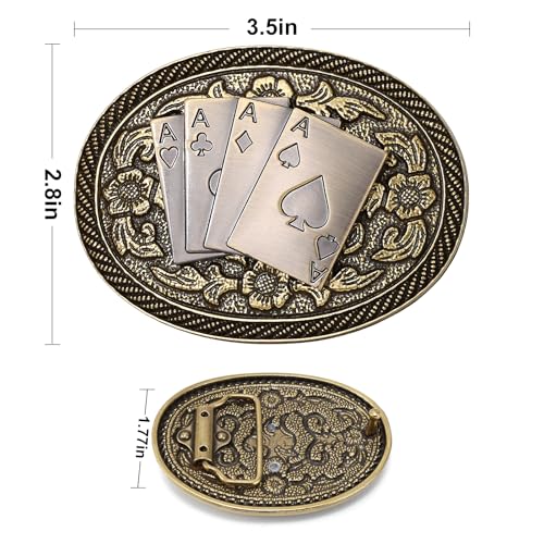 Image of Western Cowboy Belt Buckle for Men Vintage Cowboy Cowgirl Rodeo Texas Buckle Longhorn Bull Belt Buckles