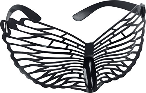 Loftus International Star Power Novelty Butterfly Glasses Black One-Size (6" Wide) Novelty Item