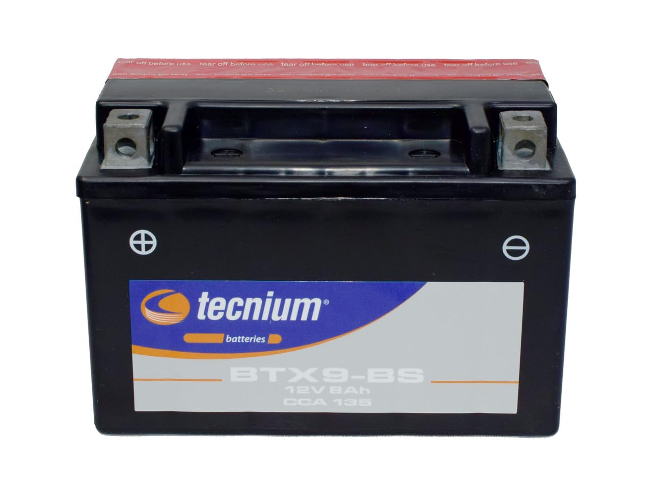 Tecnium - Batteria BTX9-BS da 12 V, 8 A