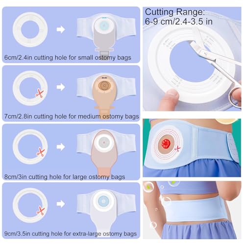 Faja para ostomía, soporte abdominal para colostomía (M) miniatura 3