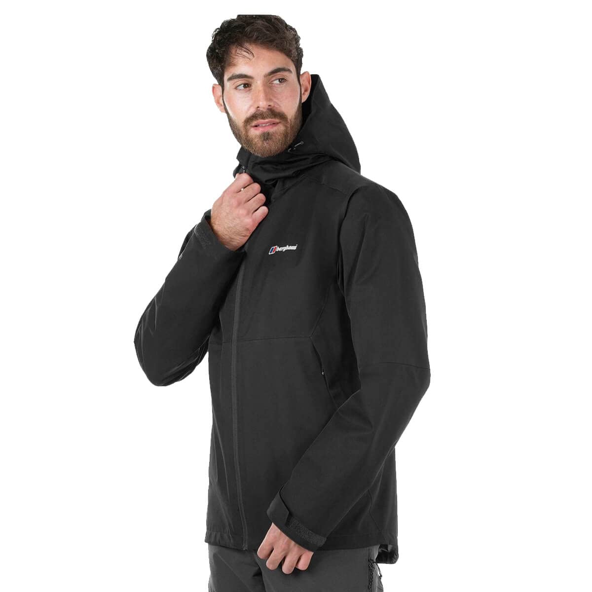 Berghaus Mens Fellmaster Interactive Waterproof Jacket - Black - S