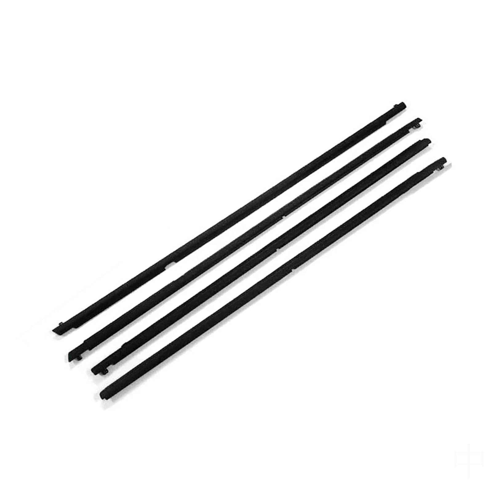 for Mazda for 3 2004-2009 Window Weatherstrip Outer Glass Sealing Strip 4Pcs Beltline Molding
