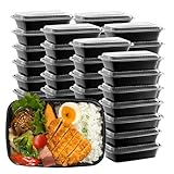 Ribeedas 50 Pack 32 oz meal prep containers,Reutilizable meal prep food containers,Los picnics al aire libre se pueden utilizar en microondas, lavavajillas y refrigeradores