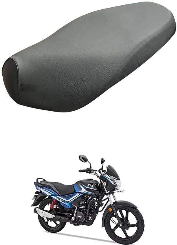 Ask TVS Victor Bike Seat Cover Protect from Rust and Dust Single Bike Seat Cover for Campatibal with TVS Victor (Black)-image-9