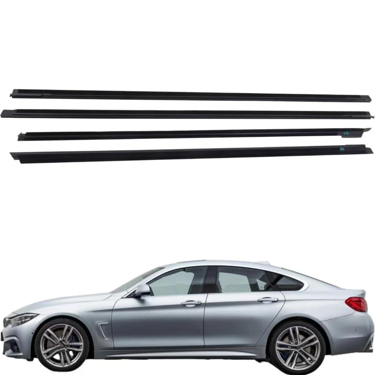 Finestre Guarnizioni Per BMW F36 51-35-7-310-210 51-35-7-310-202 51-35-7-310-197 51-35-7-310-198 Guarnizione Finestrino Dell'auto Guarnizione Portiera Auto