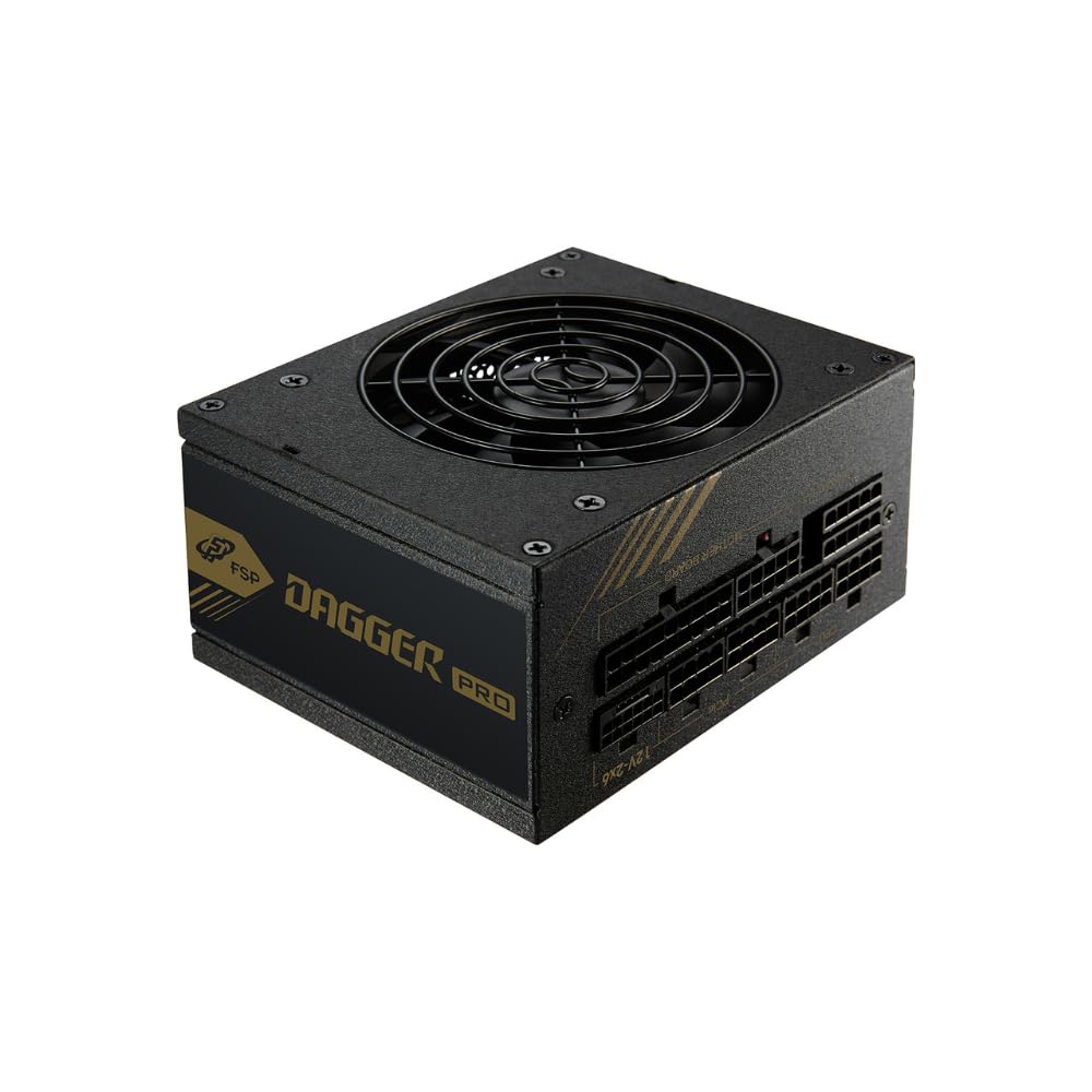 FSP Dagger Pro 850W SFX Power Supply 80 Plus Gold ATX 3.1 PCIe 5.1 Full Modular, 10 Year Warranty (SDA2-850-Gen5)