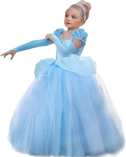 14 Best Cinderella Princess Dresses Every Little Girl Dreams Of 29 Cinderella Princess Dress Costume for Toddler Girls Halloween 2-11T