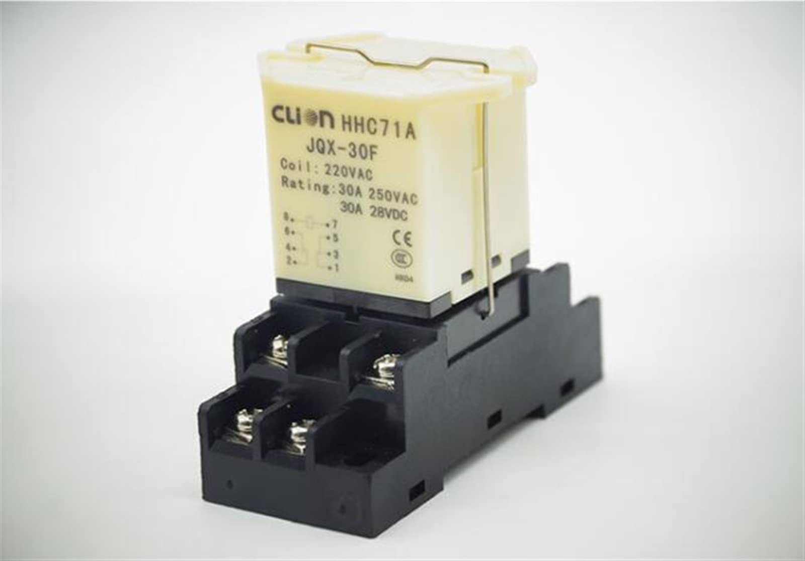 Relais intermédiaire JQX-30F 30A pour automatisation et commande