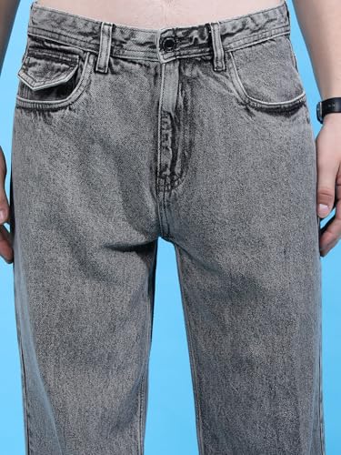 Image of Highlander Men's Loose Fit Jeans | Wide Leg | Mid Rise | Cotton | Jeans for Man