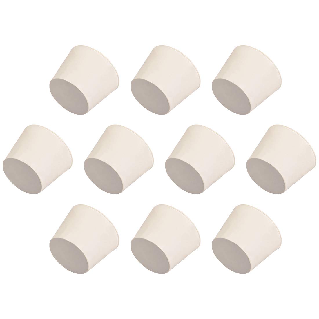 uxcell White Tapered Shaped Solid Rubber Stopper Size 000 10Pcs — Amazon image 11
