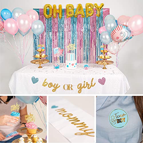 Baby Nest Designs Gender Reveal Party Supplies (116 Pieces) With The...