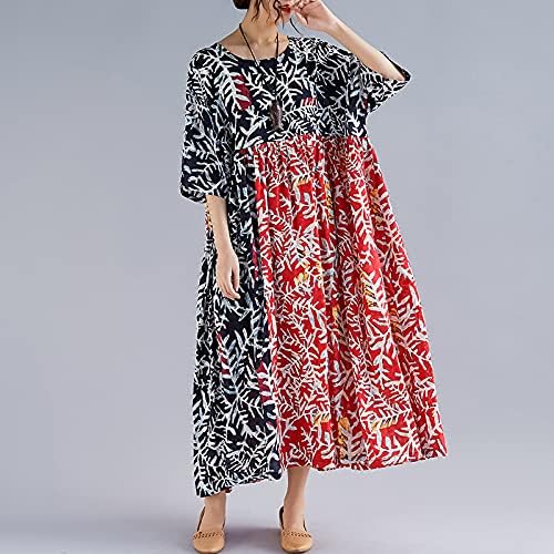 Suite 13 Lab - Leinen Kleid Lang Einheitsgröße - Multiposition Long Dress Cotton Linen Suite 13 Lab